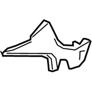 GM 84098357 Recline Cover, Titanium, Front