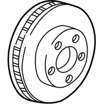 Pontiac Brake Disc - 19303831