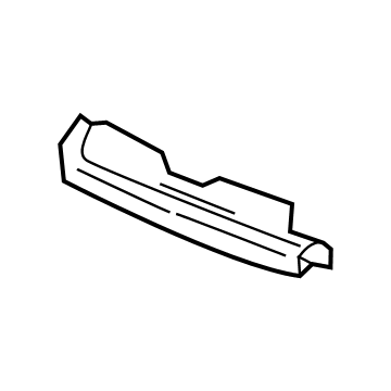 GM 84211091 Front Cover, Jet Black, Driver Side