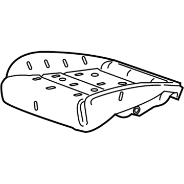 GM 84541640 Seat Cushion Pad, Driver Side