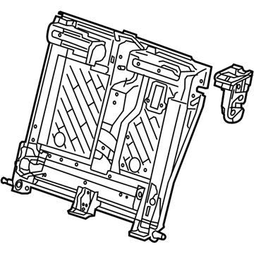 GM 39080077 Seat Back Frame, Rear