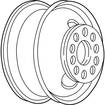 1994 Chevy K1500 Spare Wheel - 14005758