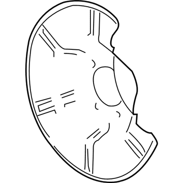 Cadillac ELR Brake Backing Plate - 13408174