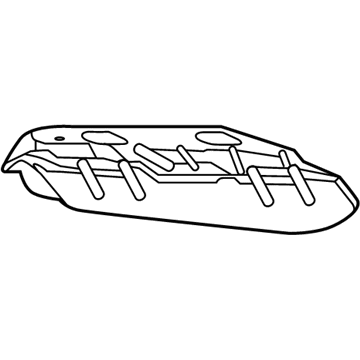 GM 23179332 Tail Lamp Lower Bracket, Passenger Side