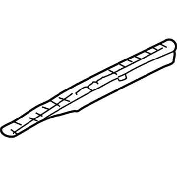GM 15240284 Defroster Grille, Black, Driver Side