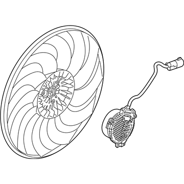 GMC Radiator fan - 84530771