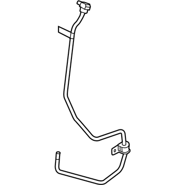 2012 Cadillac CTS Automatic Transmission Oil Cooler Line - 25876666