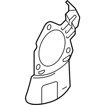 Cadillac SRX Brake Backing Plate - 25998398