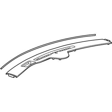 GM 22924647 Defroster Grille