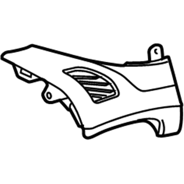 Cadillac Dash Panel Vent Portion Covers - 23471532