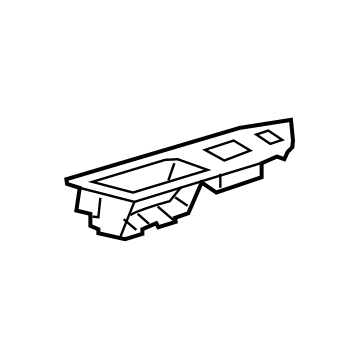 GM 84702385 Switch Panel, Jet Black, Front Driver Side