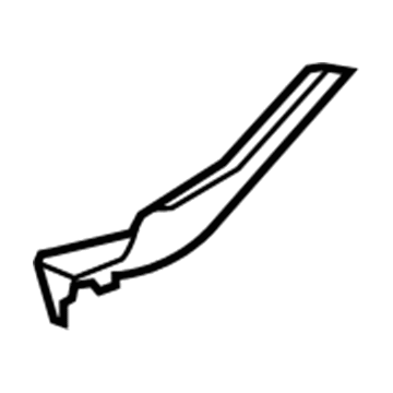 GM 19417349 Cowl Grille Outer Seal, Passenger Side