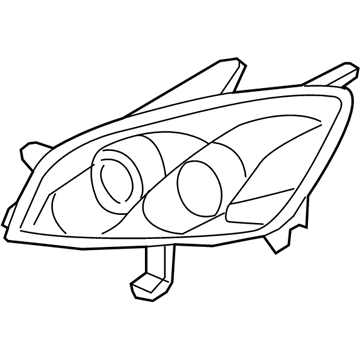 2008 Saturn Outlook Headlight - 25875704
