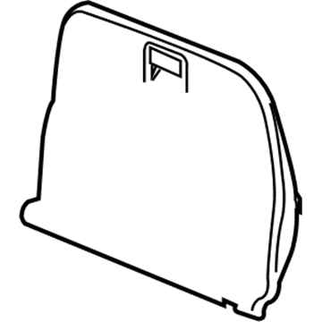 GM 20913842 Compartment Door, Rear Passenger Side