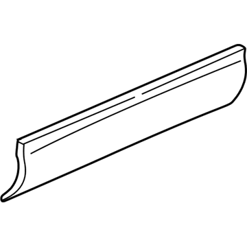 GM 12374518 Body Side Molding, Front Driver Side