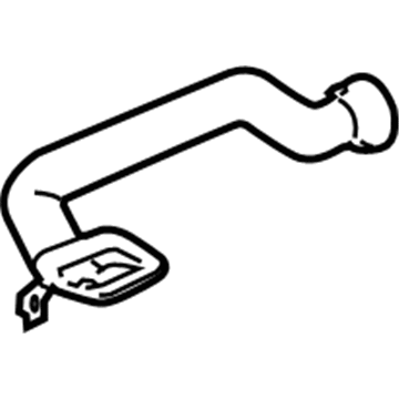 GM 22773284 Defroster Duct, Driver Side