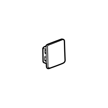 GM 84502269 Blank Cover, Jet Black, Passenger Side