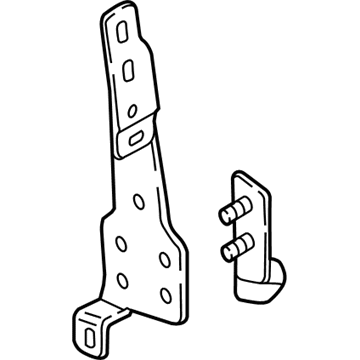 GM 12665792 Preconverter Upper Bracket