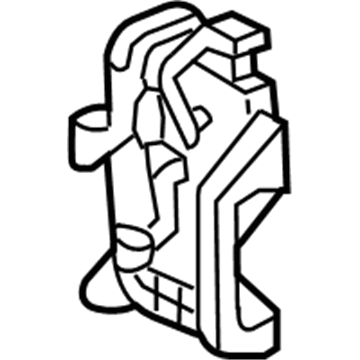 GM 15110650 Lock, Rear Passenger Side