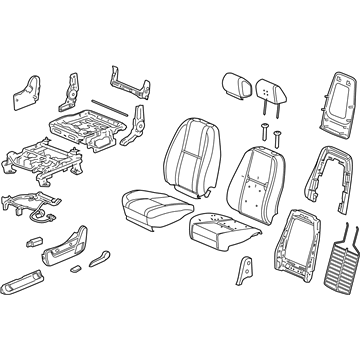 Chevy 25826232 Seat Assembly