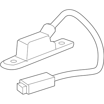 GM 20807069 License Lamp, Rear
