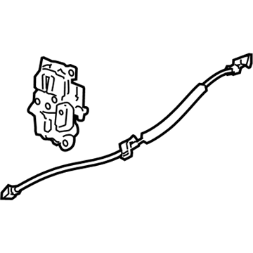 GM 25876389 Lock Actuator, Rear Driver Side