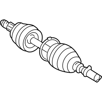 2008 Pontiac Vibe CV Joint - 88972715