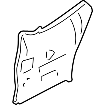 GM 19120939 Lower Panel, Inner Driver Side