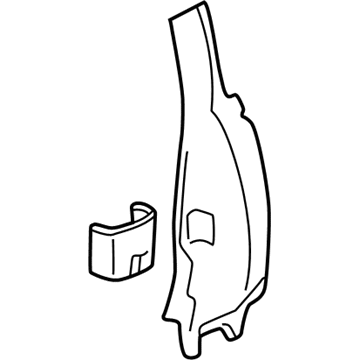 GM 12455097 Lock Pillar Reinforcement, Passenger Side