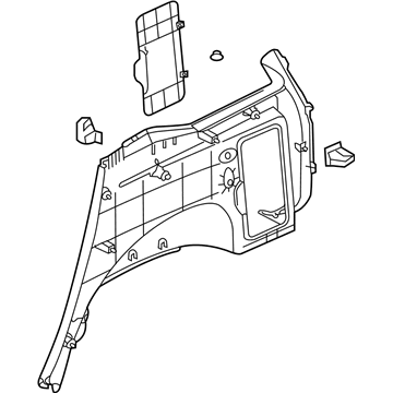 Saturn 22730260 Lower Trim Panel