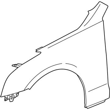 GM 84110676 Fender, Front Passenger Side