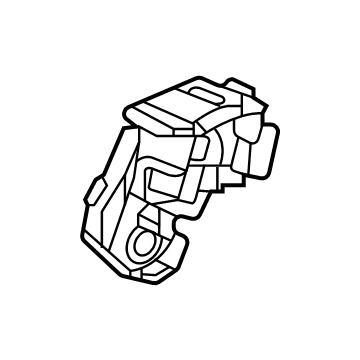 GM 85610410 Latch, Black