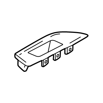 GM 42800431 Bezel, Jet Black