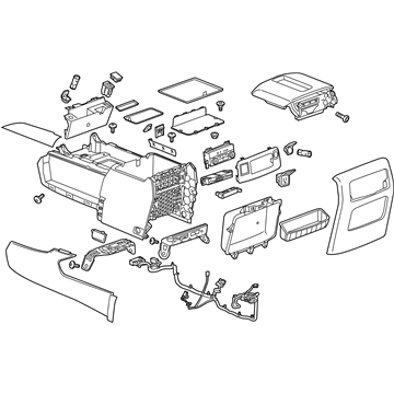 GMC Yukon XL Center Console - 84166999