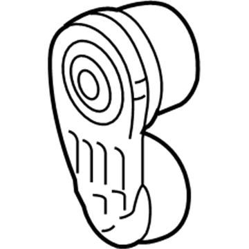 GM 12582465 Serpentine Tensioner, Passenger Side