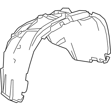 GMC Fender Splash Shield - 84533748