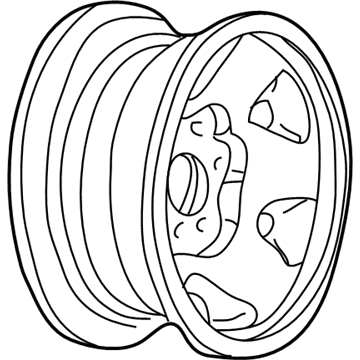 2001 Chevy Blazer Spare Wheel - 9593841