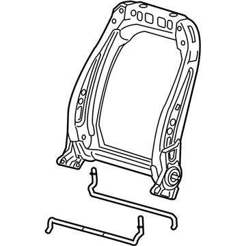 Buick 13501092 Seat Back Frame