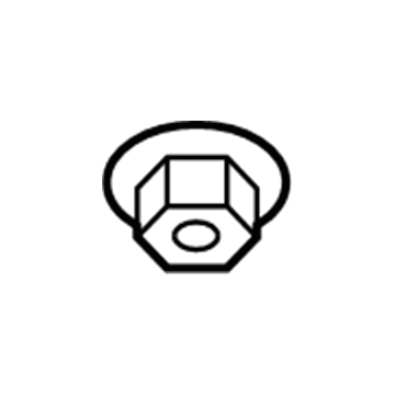 Chevy 11516783 Trailer Hitch Nut