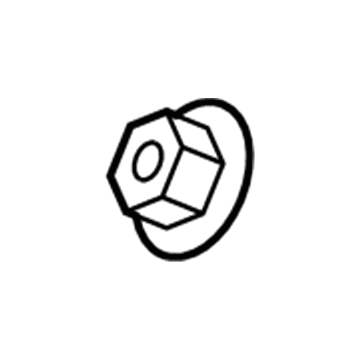 Chevy 11516078 Trailer Hitch Nut