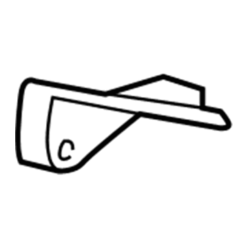 GM 12573679 Serpentine Belt Shield