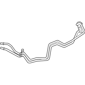 Cadillac STS Automatic Transmission Oil Cooler Line - 20977535