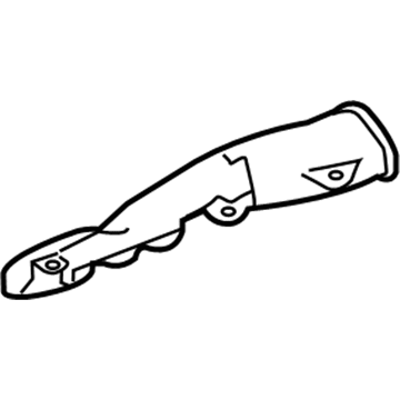 GM 39011374 Floor Duct, Driver Side
