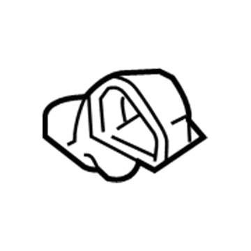 GM 39011375 Floor Duct, Passenger Side