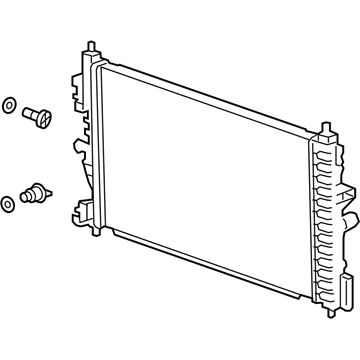 Chevy Cruze Radiator - 39074661