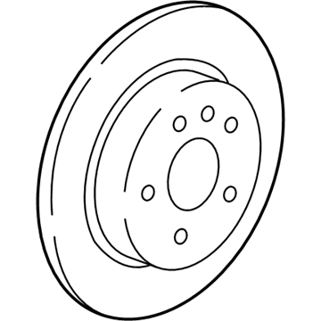 GM 13502137 Rotor, Rear
