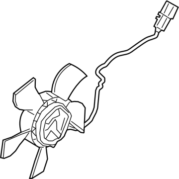 Chevy Fan Motor - 84888882