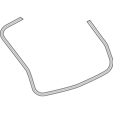 GM 84151540 Body Weatherstrip, Rear