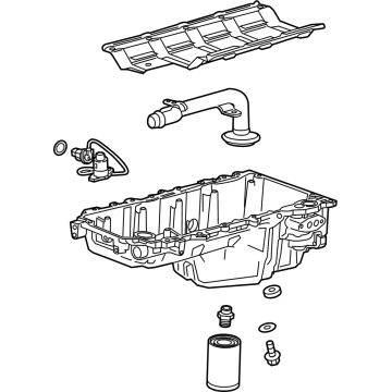 Chevy Silverado 1500 LTD Oil Pan - 12707243