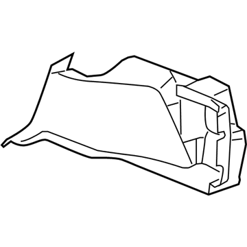 GM 25811335 Trunk Side Trim, Passenger Side